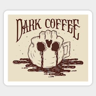 Dark Coffee Sticker